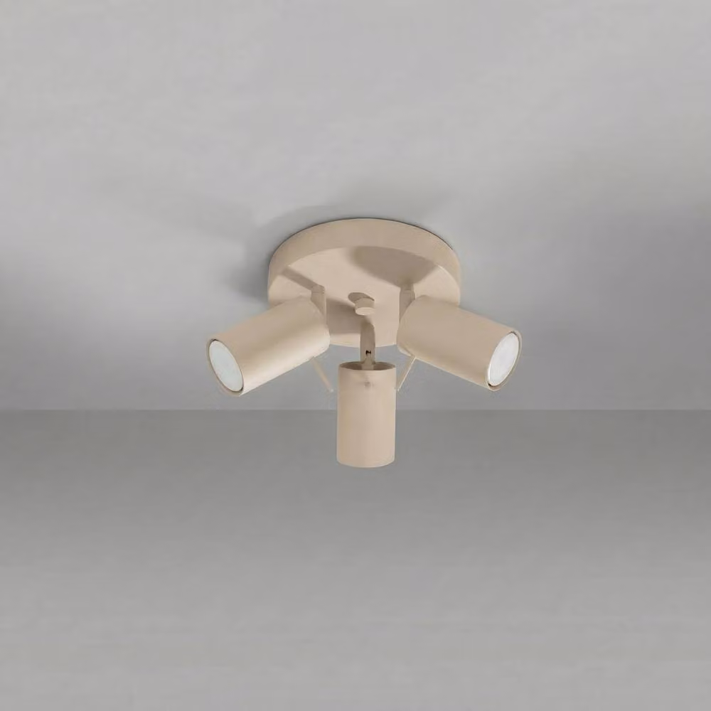 Sollux Lighting Modern Taupe Ceiling Lamp with 3 Lights, W/D/H: 14.5 x 25.7 x 25.7 cm – 2