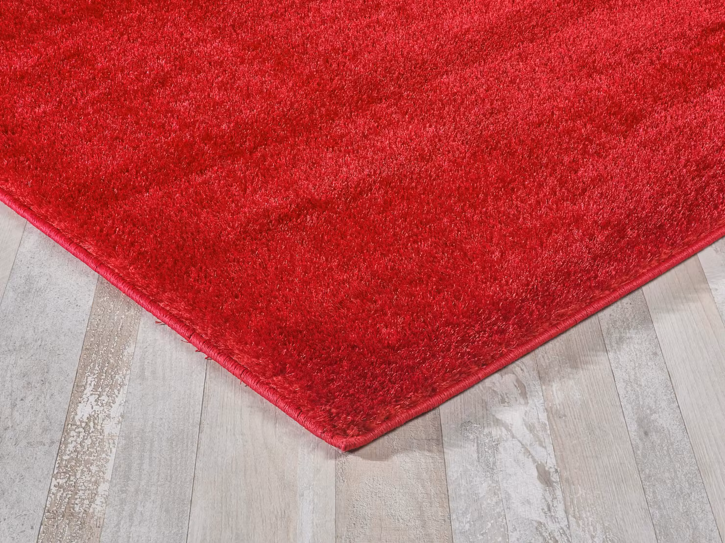 Smart Living Shimmer Shaggy Area Rug in Red, W/D/H: 200 x 290 x 1 cm – 2