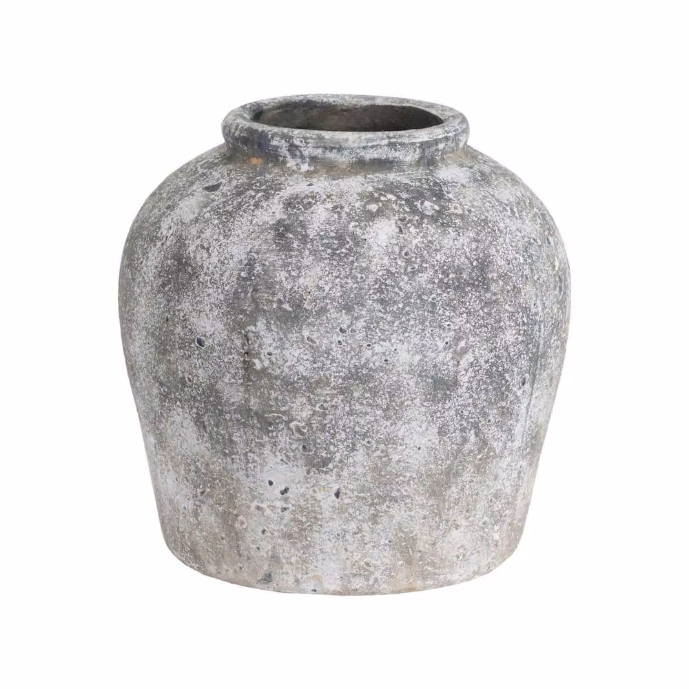 Wyld Haus Sunvale Aged Stoneware Ceramic Vase in Beige and Sand – 2