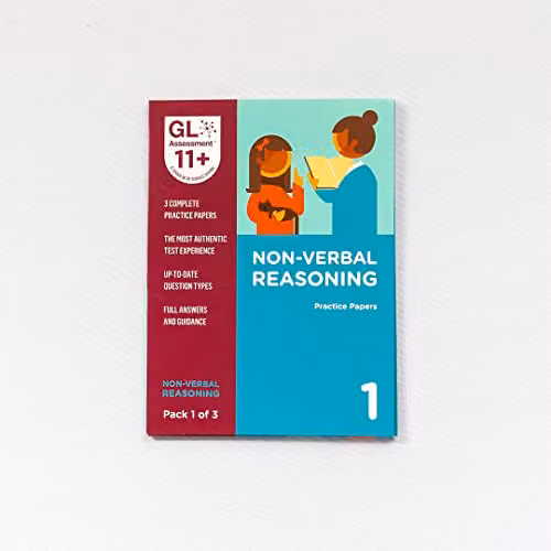 GL Assessment 11+ Non-Verbal Reasoning Practice Papers Pack 1 for Ages 10–11 with 3 Full Timed Tests