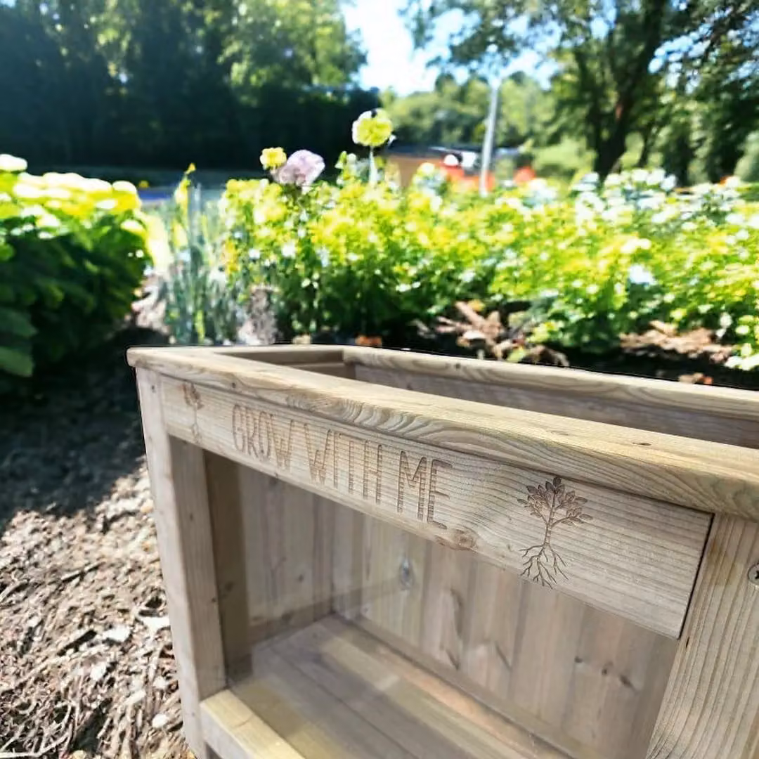 Buttercup Farm Grow with Me Educational Garden Planter in Brown, W: 62 cm, D: 70 cm, H: 35 cm – 4