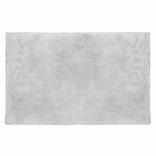 Allure Bath Fashions Non-Slip Antibacterial Cotton Bath Mat, Grey, W: 80 cm, D: 50 cm