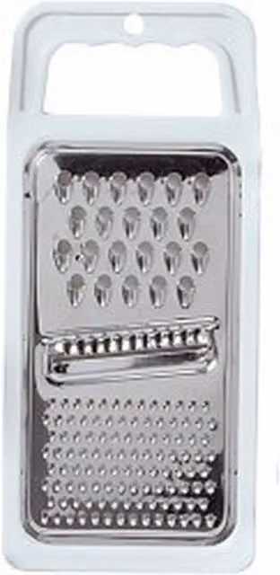 Chef Aid 3 Way Stainless Steel Box Grater in White – 1