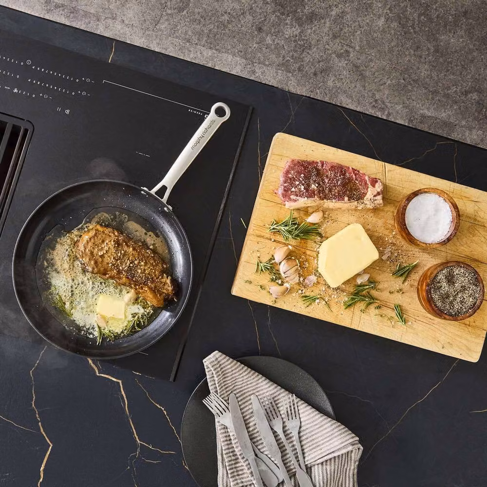 Morphy Richards Mastery 30cm Non-Stick Aluminium Frying Pan in Black – 4