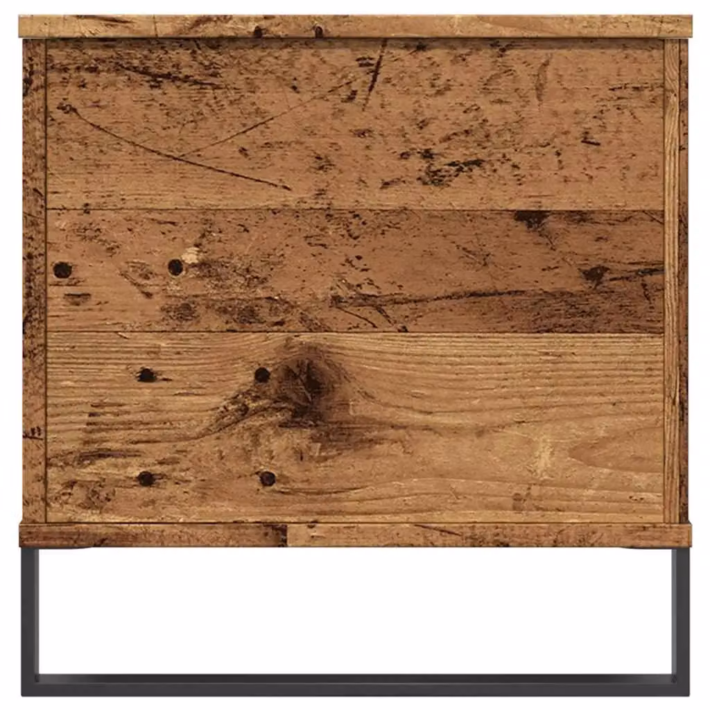 Berkfield Home Old Wood Coffee Table in Brown, W/D/H: 90 x 44.5 x 45 cm – 3