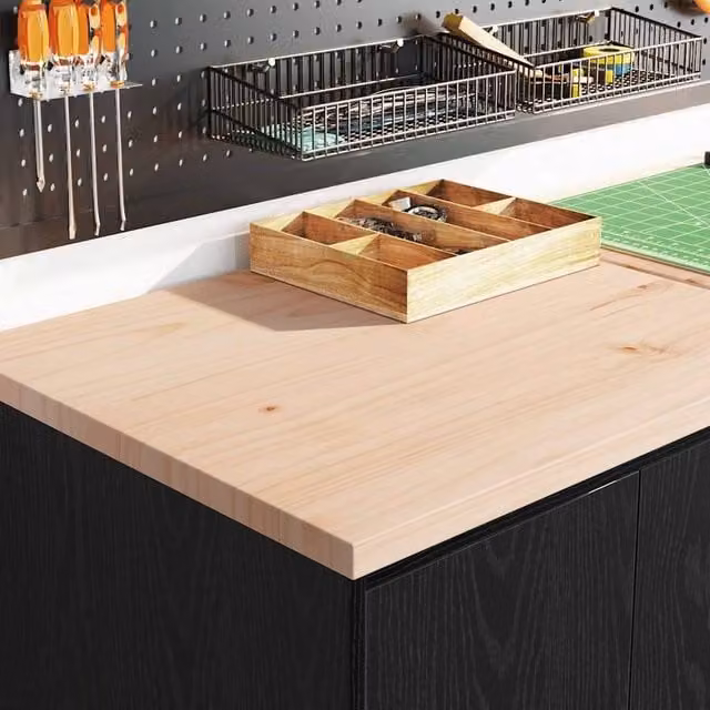 Berkfield Home Modern Garage Cabinets, 2 Piece Black Engineered Wood Set