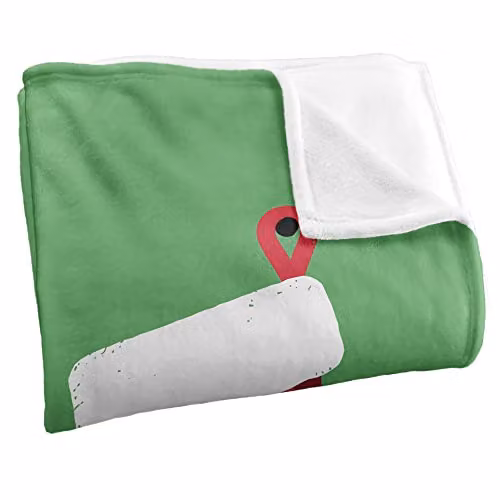 Bcreative David Olenick A Full Schedule Silky Touch Super Soft Fleece Throw Blanket in White, W/D/H: 152 x 127 cm – 2