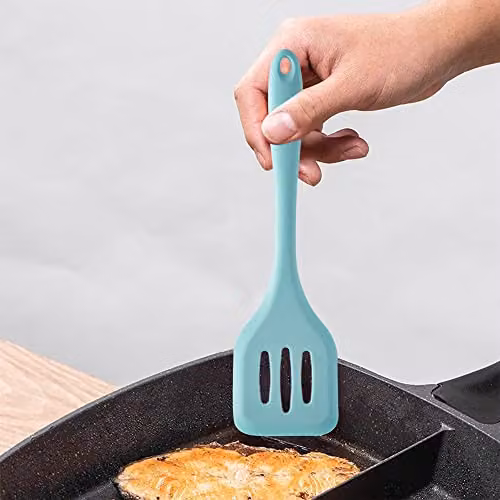 Premier Housewares Green Silicone Slotted Turner – 2