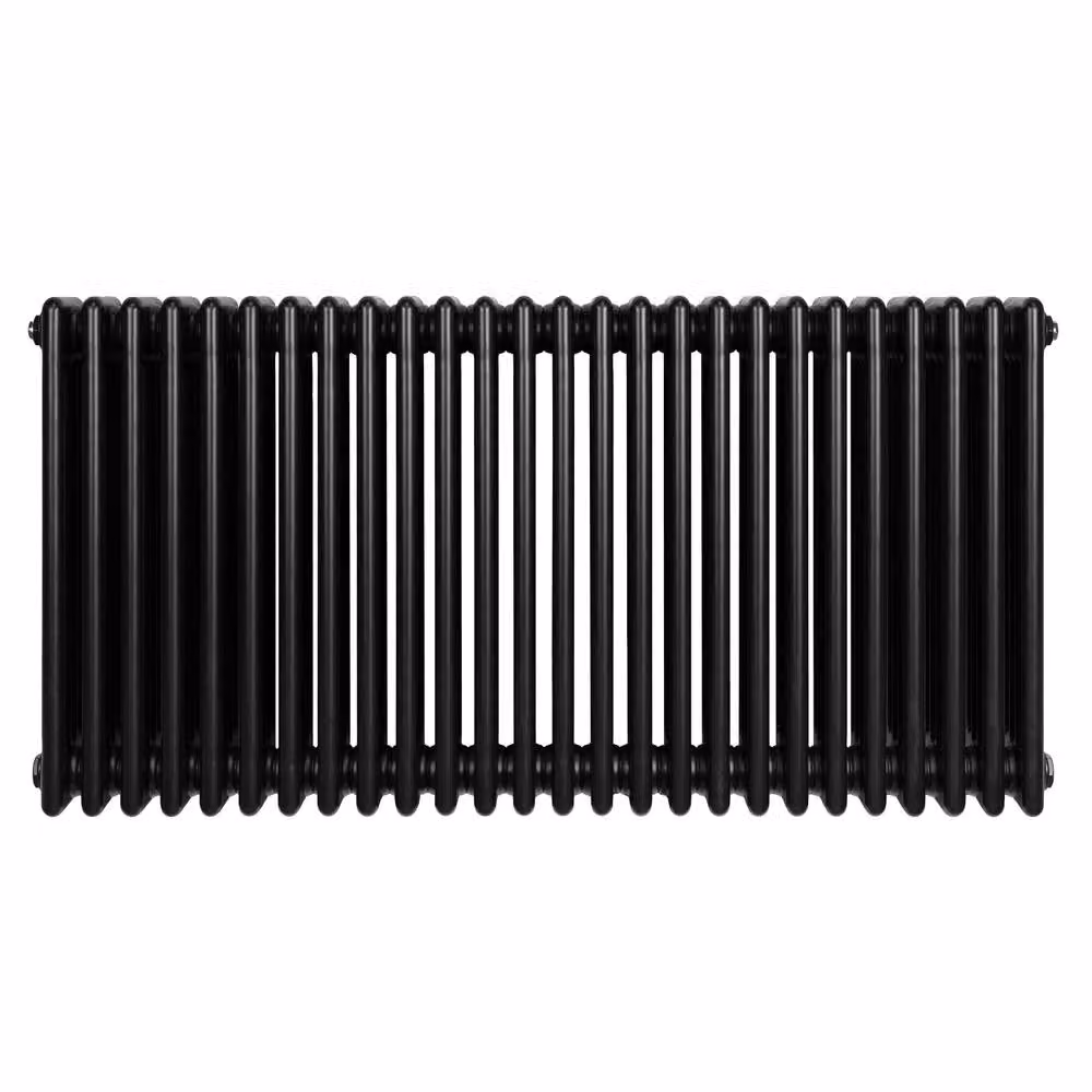 Monstershop Traditional 4 Column Steel Radiator, Black, W/H: 60.0 x 119.0 cm – 2