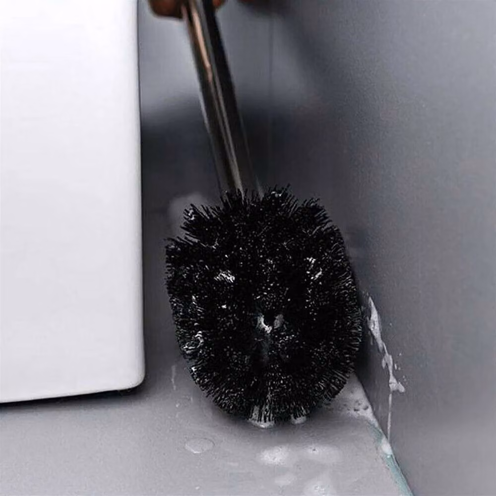 NESTLUNE Stainless Steel Toilet Brush Set in Silver, Pack of 2 – 5
