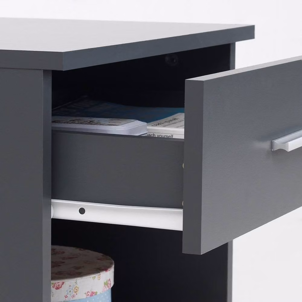 Timber Art Design Rio Costa 1 Drawer Bedside Table in Grey – 4