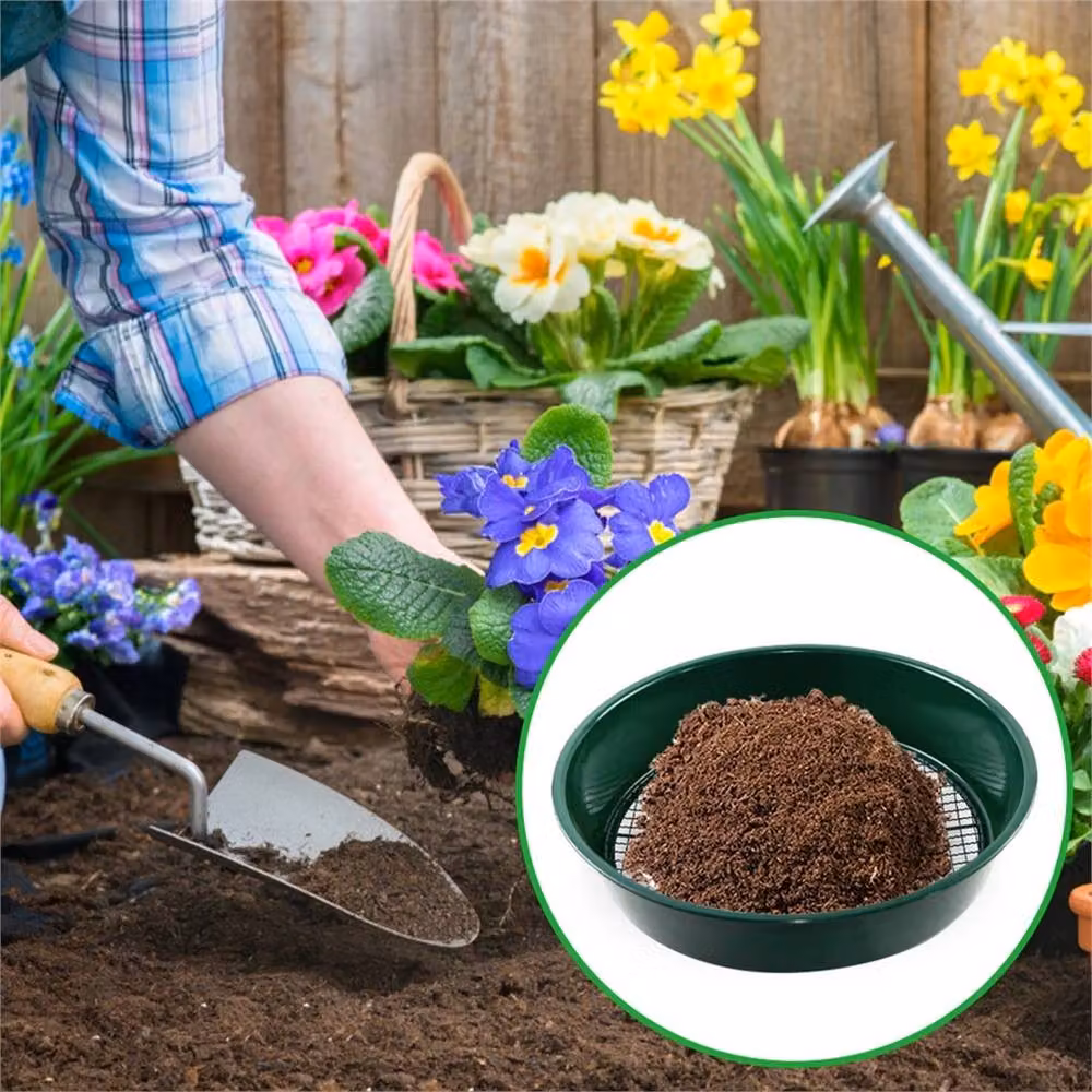 Nordara Large Green Garden Sieve Riddle for Soil and Compost Sifting – 4