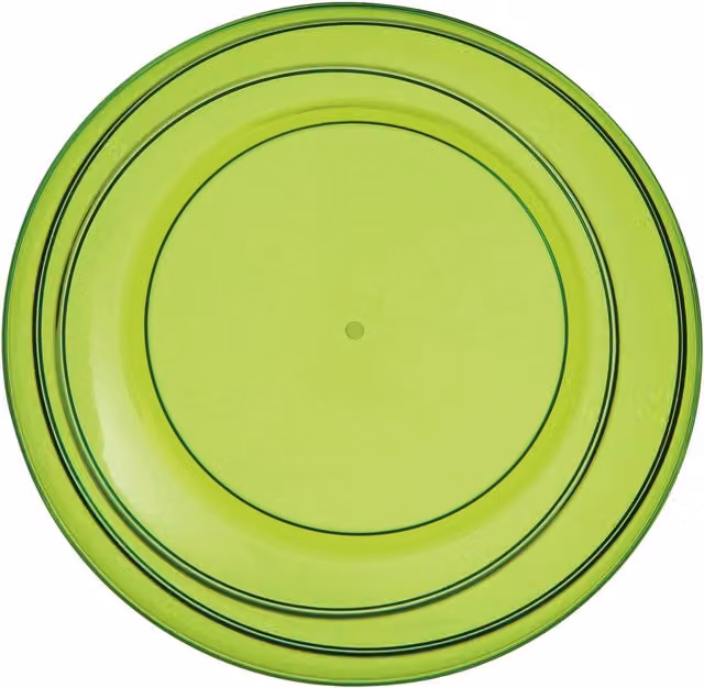 Orsina Durable Small Summer Dessert Plate in Green