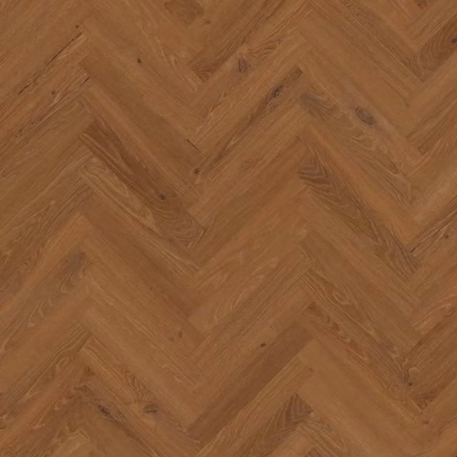 Palio Brown Wood Effect Herringbone Glue Down Luxury Vinyl Tile 2mm