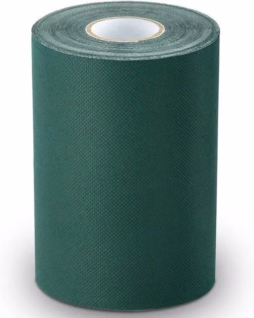 FLAVORA Green Self-Adhesive Waterproof Artificial Grass, W: 100 cm, D: 15 cm
