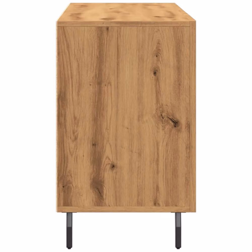 Berkfield Home Artisan Oak Sideboard in Brown, W/D/H: 100 x 36 x 60 cm – 3