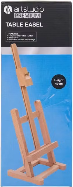 Artstudio Compact Table Easel in Brown Wood