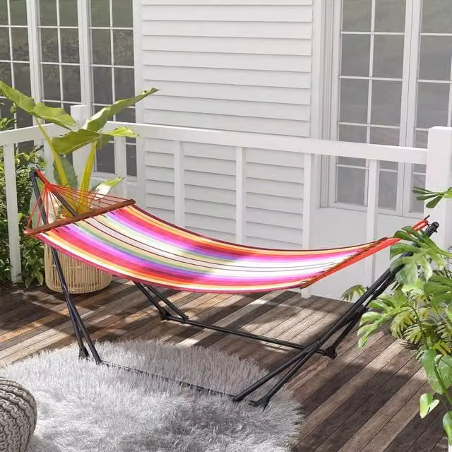 EONLION Foldable Hammock Stand in Black – 1