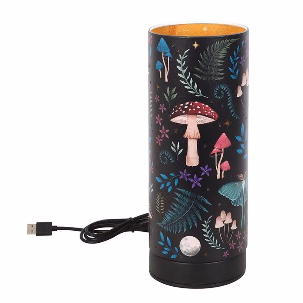 Uniqueful Dark Forest Print Electric Aroma Lamp in Multicolour and Black – 2