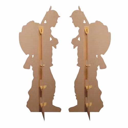 Star Cutouts SC1136 Soldier Silhouette Double Pack Lifesize Black Cardboard Cutouts for Remembrance Day and Memorial Events – 4