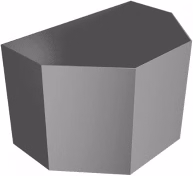 Apollo Half Round Swaged Aluminium Hopper in Anthracite Grey 7016 Matt, 76mm