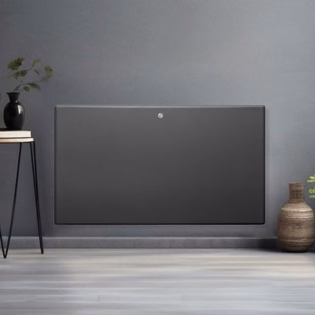 Purus Electric Panel Heater Eco Radiator in Grey, 1.5 kW
