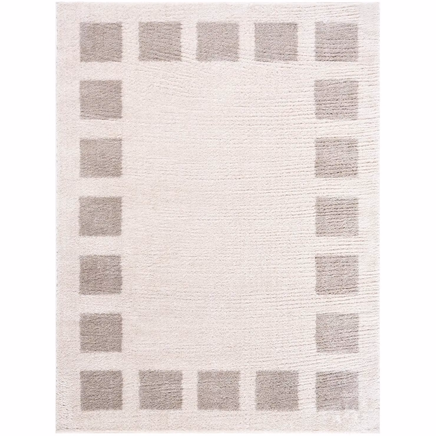 Livabliss Fossay Shag Washable High Pile Modern Rug in Mid Grey, W: 160 cm, D: 215 cm – 2