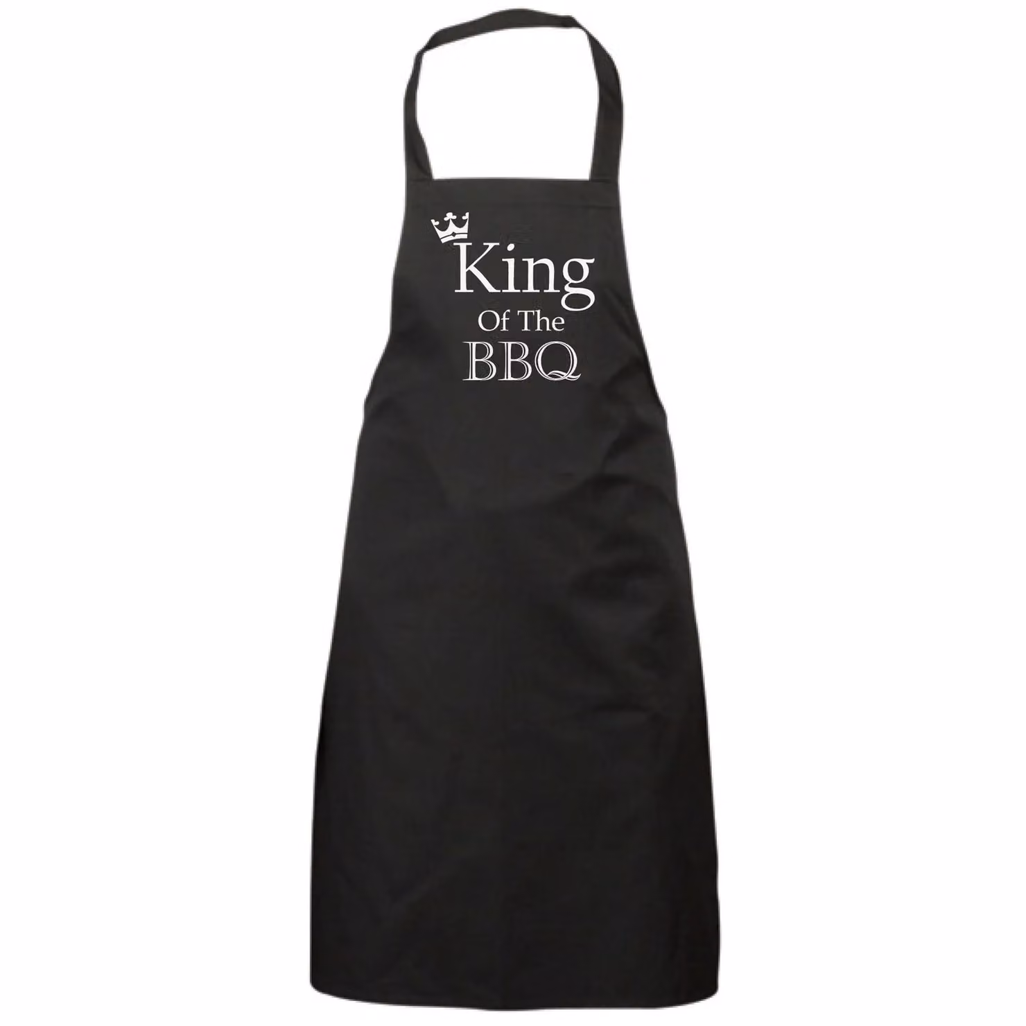 60 Second Makeover King Of The BBQ Black Polyester Apron for Men – 2