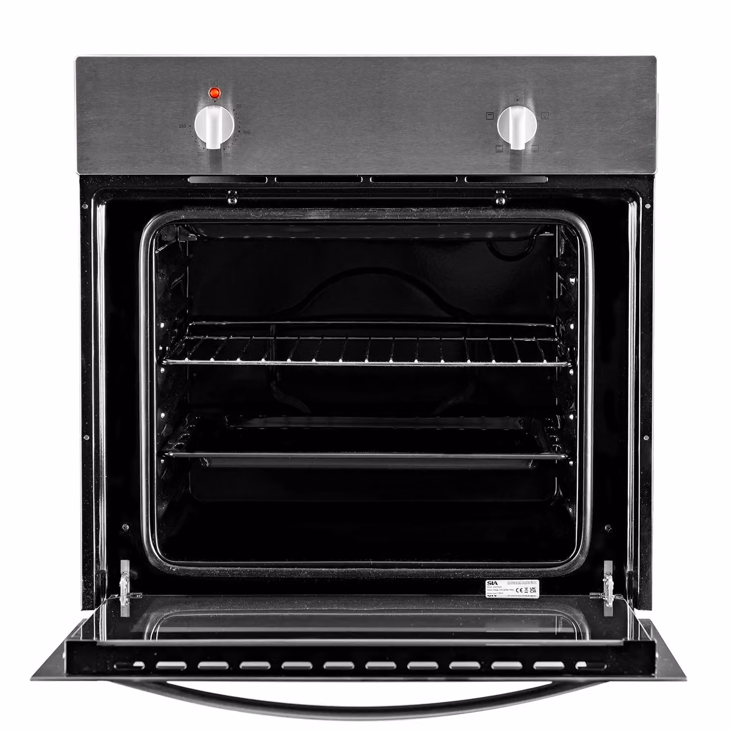 SIA SSO59SS Single Built-in Electric Solo Oven in Silver and Stainless Steel – 3