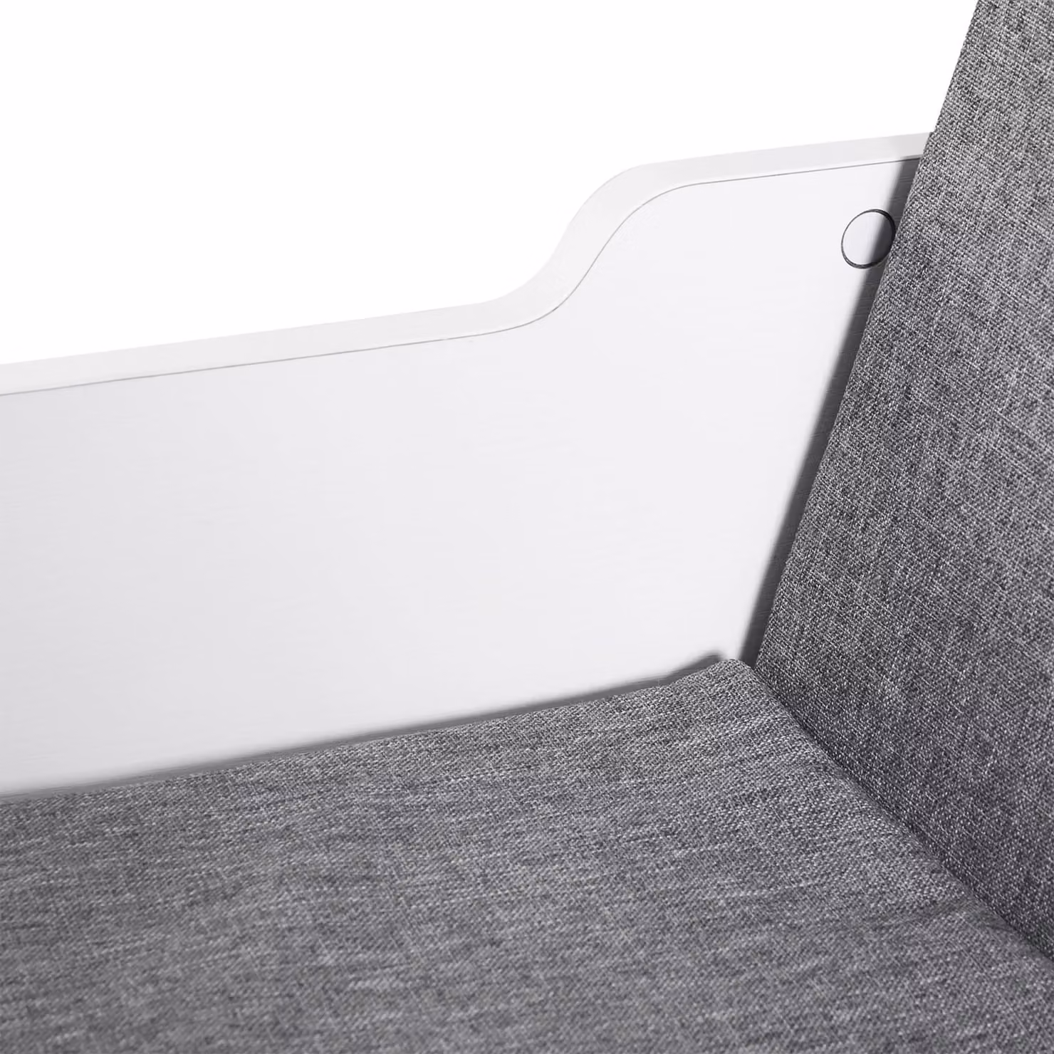 HOMCOM Cushioned Bookcase Seat and Storage Sideboard in White – 4