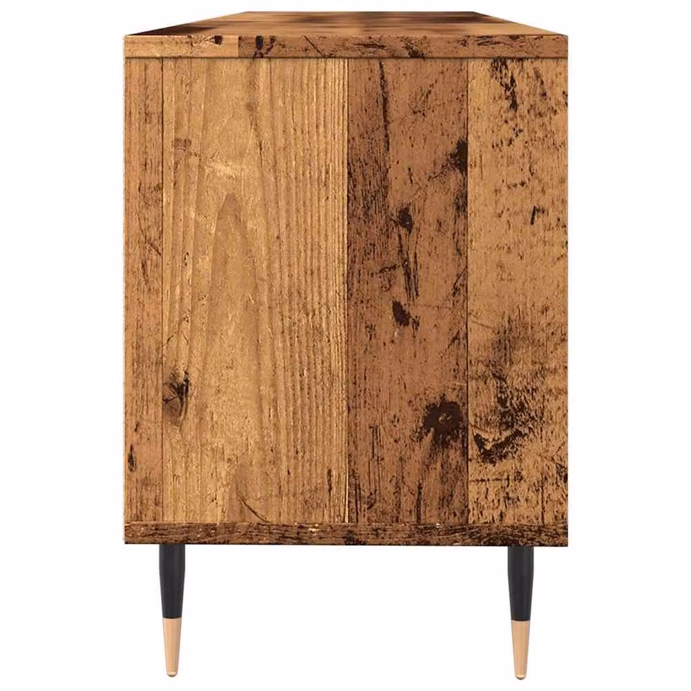 Berkfield Home Rustic Old Wood TV Cabinet in Brown, W/D/H: 150 x 30 x 44.5 cm – 4