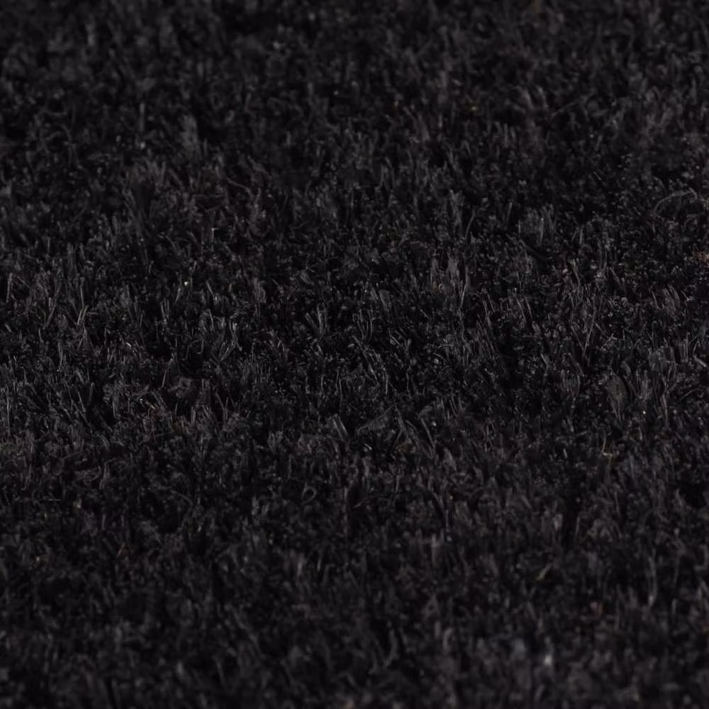 Berkfield Home Black Tufted Coir Door Mat, W: 80 cm, D: 100 cm – 3