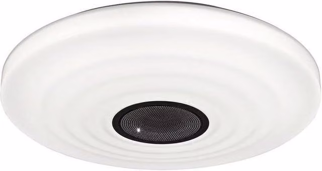 Netlighting Dimmable LED Ceiling Speaker, White, 60W, 6000K, 4200lm, Bluetooth with Remote Control