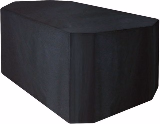 Primrose Living Black Polyester and PVC Rectangular Protective Cover for 4 Seater Sofa Sets