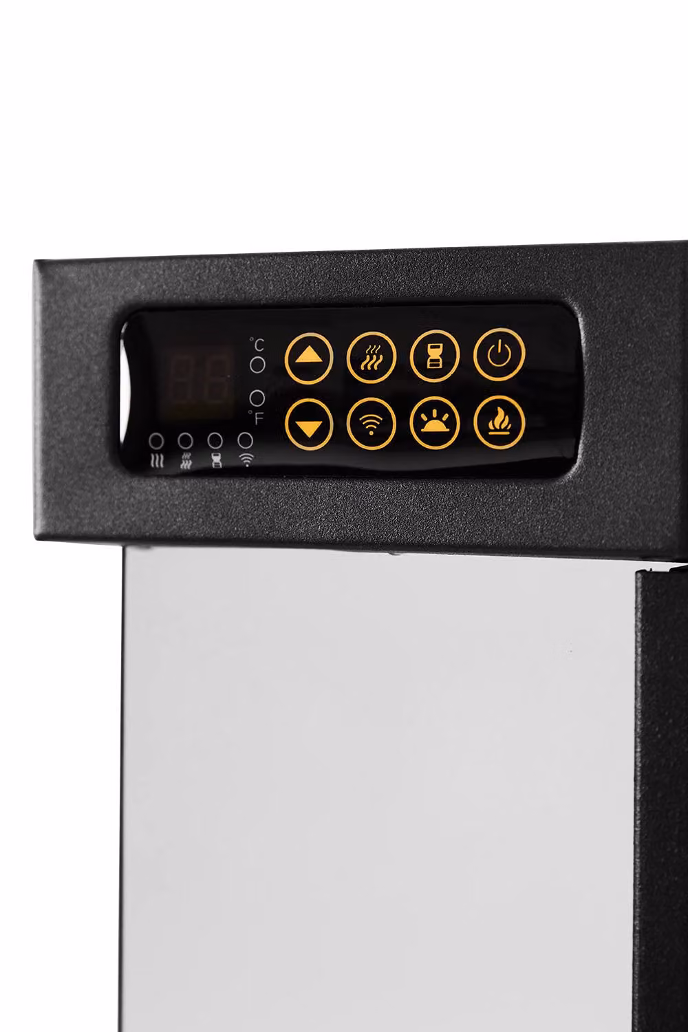 H&O Direct Black Electric Fireplace with Remote Control and App Control, Width: 142 cm – 5