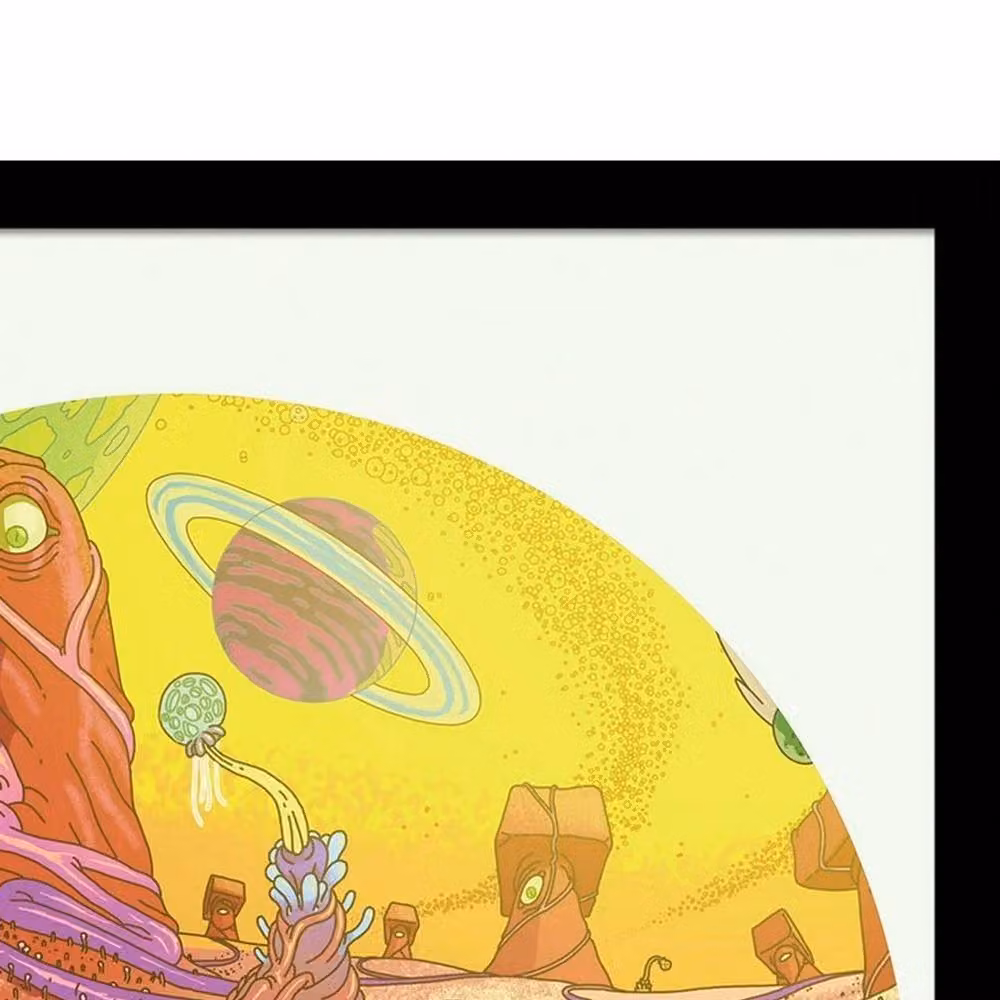 Rick & Morty Classrickal Hundred Years Framed Multicolour Paper Poster – 2