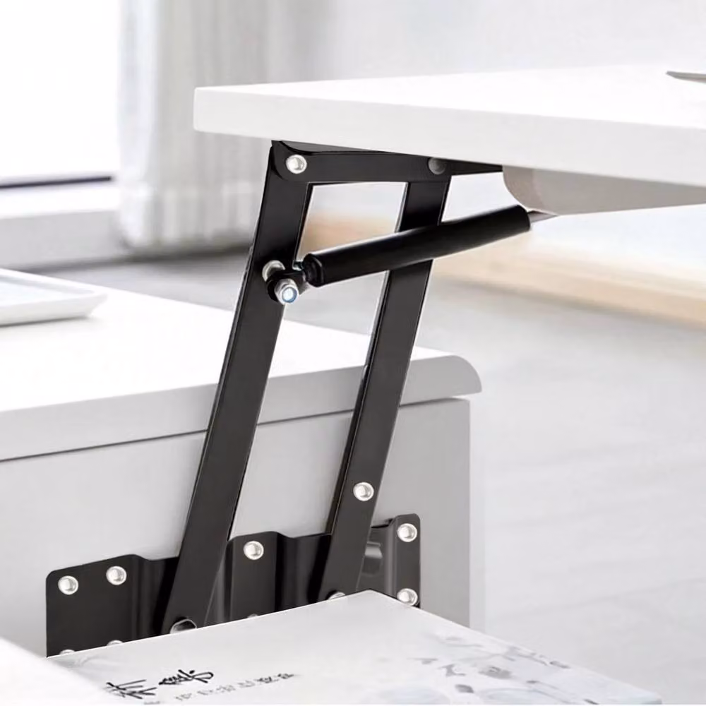 Nordara 2X Steel Hydraulic Lift Hinges for Ottoman and Table in Black – 4