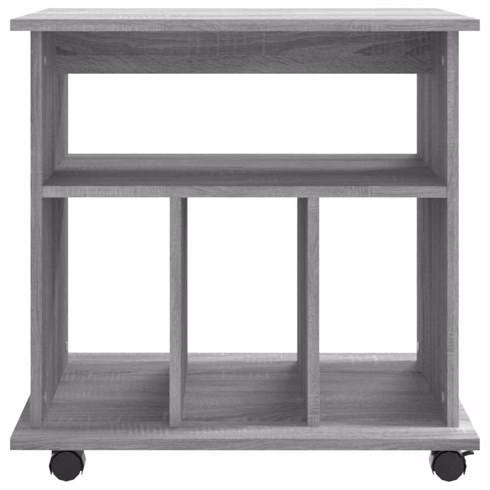 Berkfield Home Rolling Cabinet in Grey Sonoma, W/D/H: 60 x 45 x 60 cm – 2