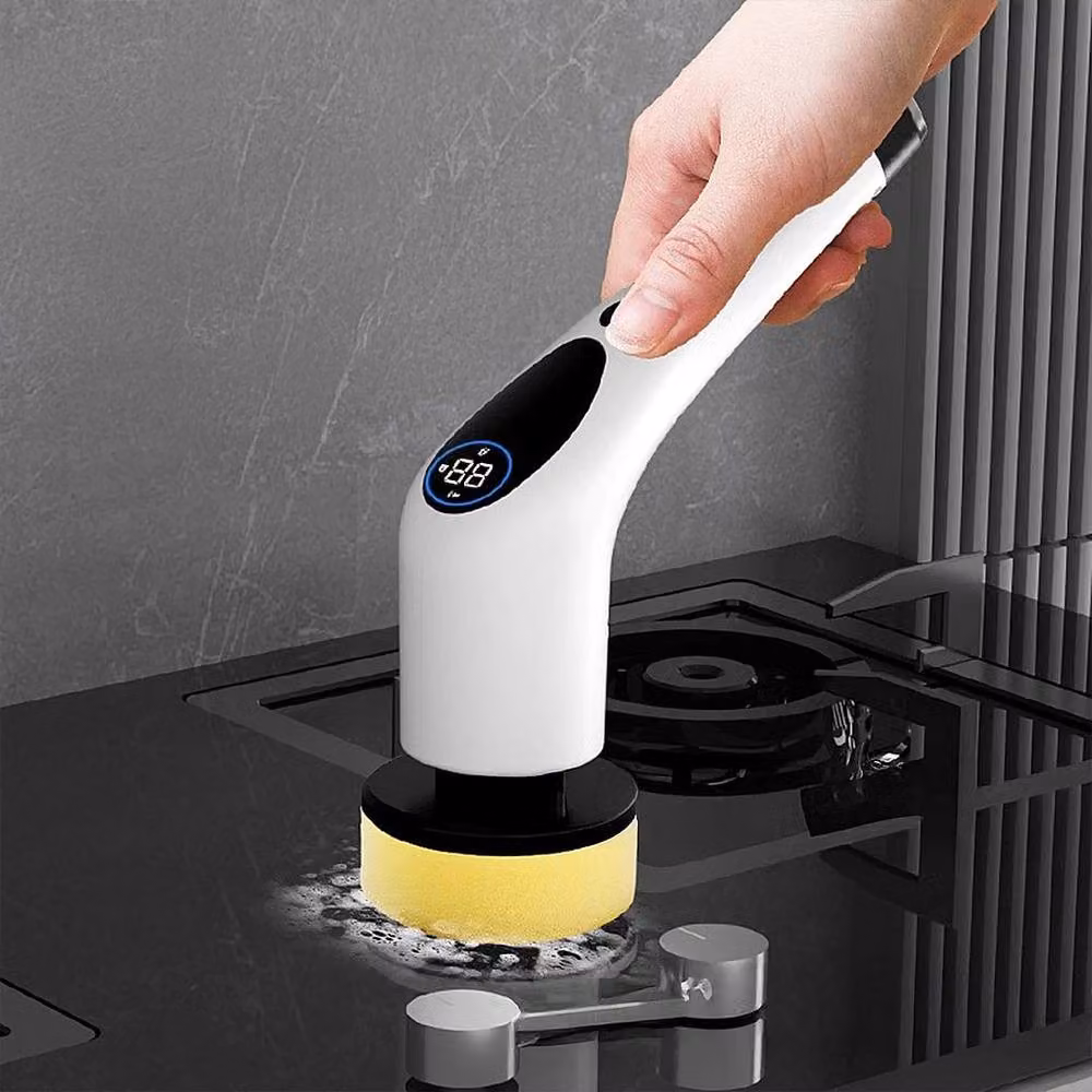 SPETLEK 9 in 1 Electric Spin Scrubber Set in White – 3