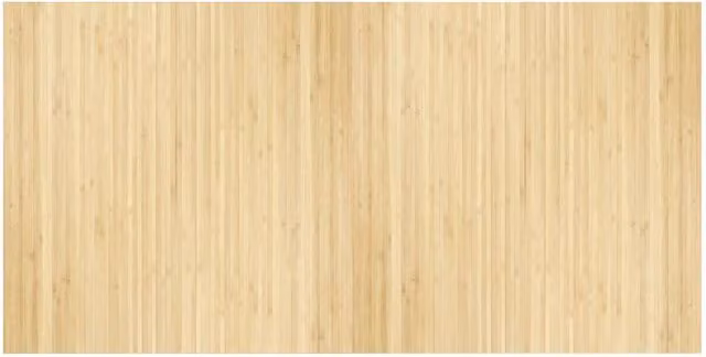 Berkfield Home Rectangular Bamboo Rug in Beige, W: 100 cm x D: 200 cm – 1