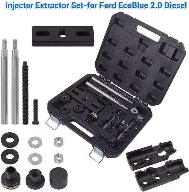 SPETLEK 303-1706 Injector Removal Tool Kit for Ford EcoBlue, Black, W: 1000 mm, D: 410 mm