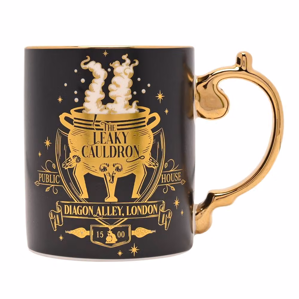 Widdop and Co Harry Potter Leaky Cauldron Collectable Ceramic Mug in Black and Gold – 3