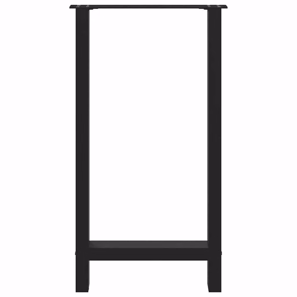 Berkfield Home Steel Coffee Table Legs in Matt Black, 2 Pieces, H: 90-91 cm x W: 40 cm – 5