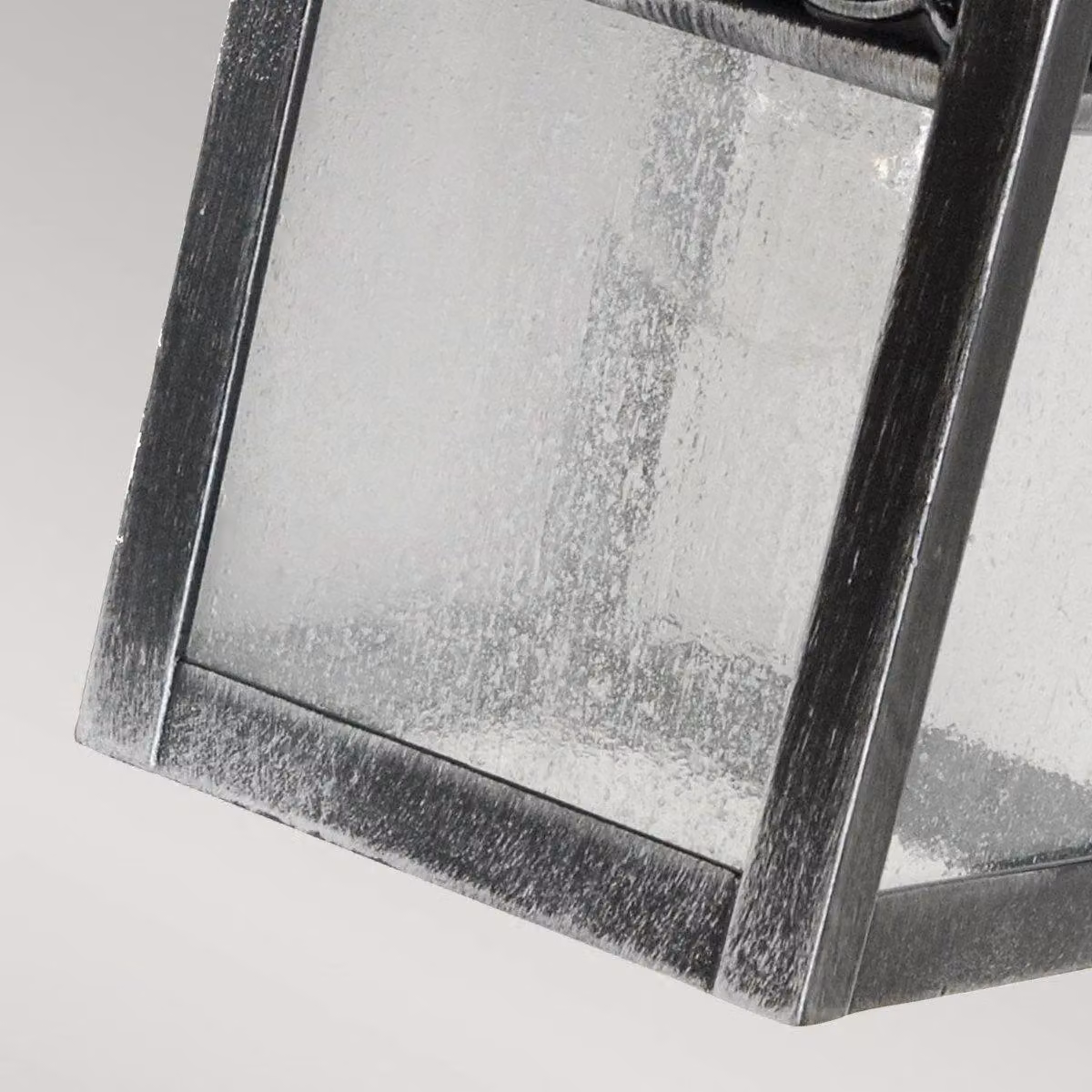 Netlighting Winchcombe Black and Silver Outdoor Wall Lantern Light with IP44 Rating and E27 Socket – 3