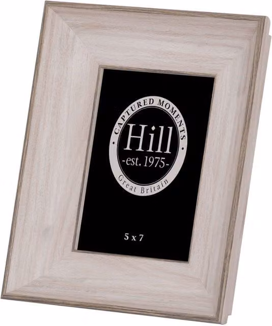 Love Lace White Washed Wood Rectangular Single Photo Frame, Tabletop, 5x7 in