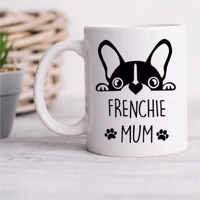 60 Second Makeover Frenchie Mum White Ceramic Mug
