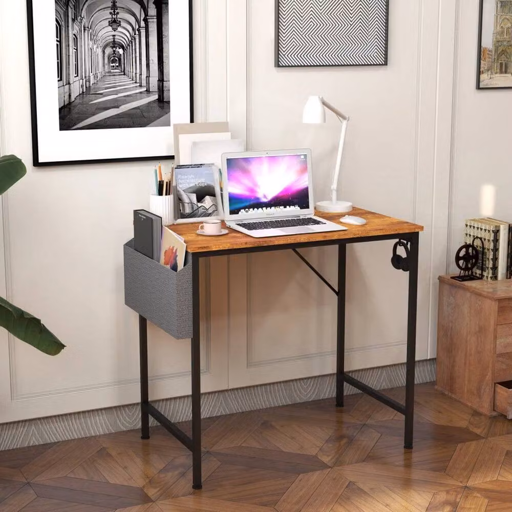KORVIXA Brown Computer Desk and Laptop Study Table – 3