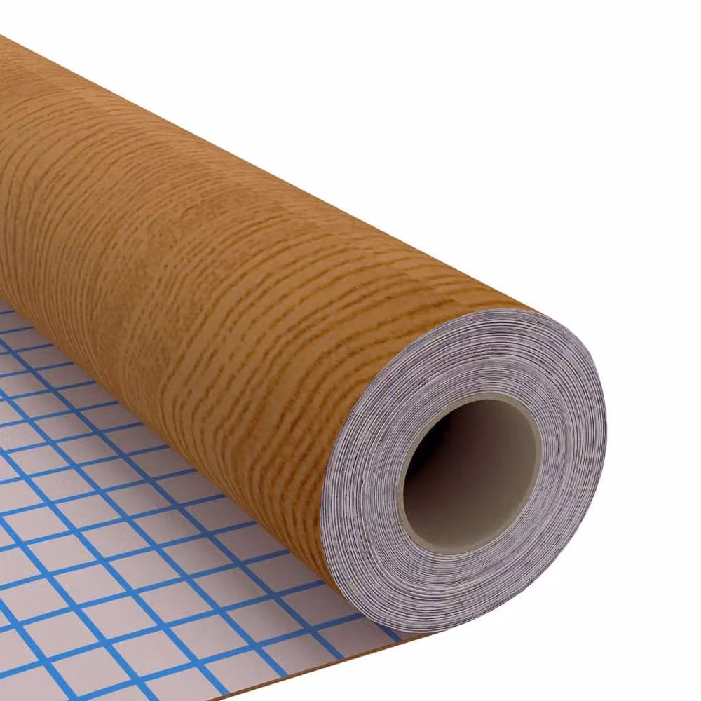 Berkfield Home Self-adhesive PVC Door Films, 2 Pieces, Light Oak Brown, W: 90 cm, H: 210 cm – 5