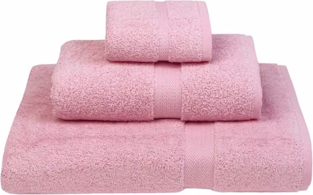 Almonda Old Pink Cotton Terry Towel by Companhia Nacional de Fiação e Tecidos de Torres Novas