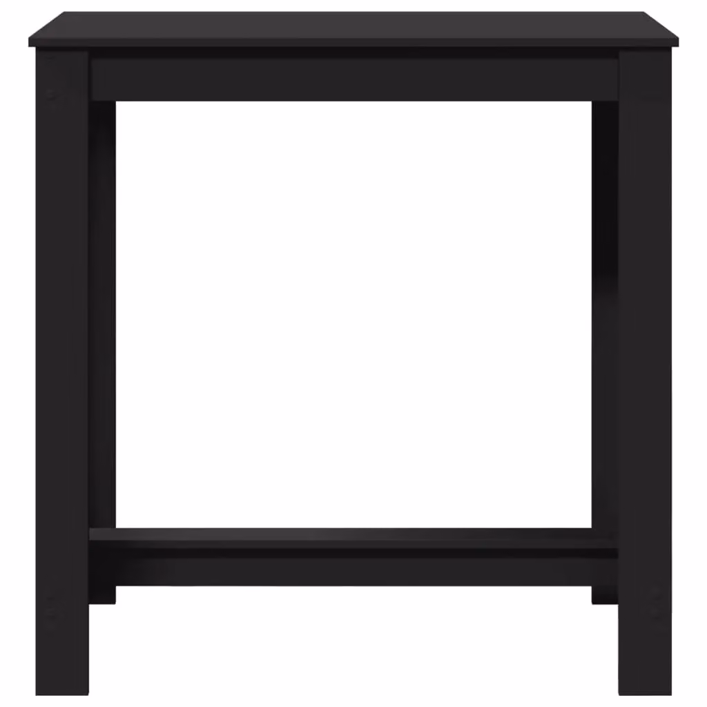 Berkfield Home Bar Table in Black Matt MDF, W/D/H: 102 x 50 x 103.5 cm – 4